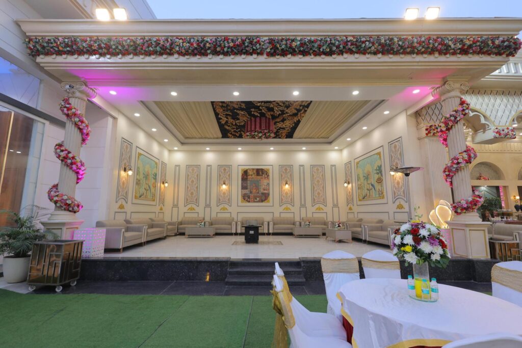 party halls in Noida lighting
