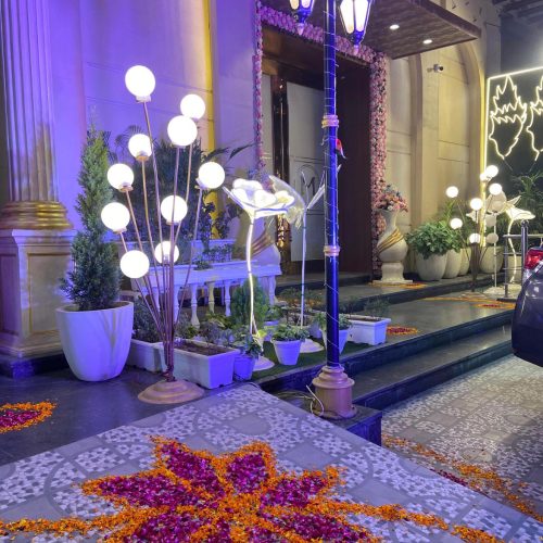 party halls in Noida lighting